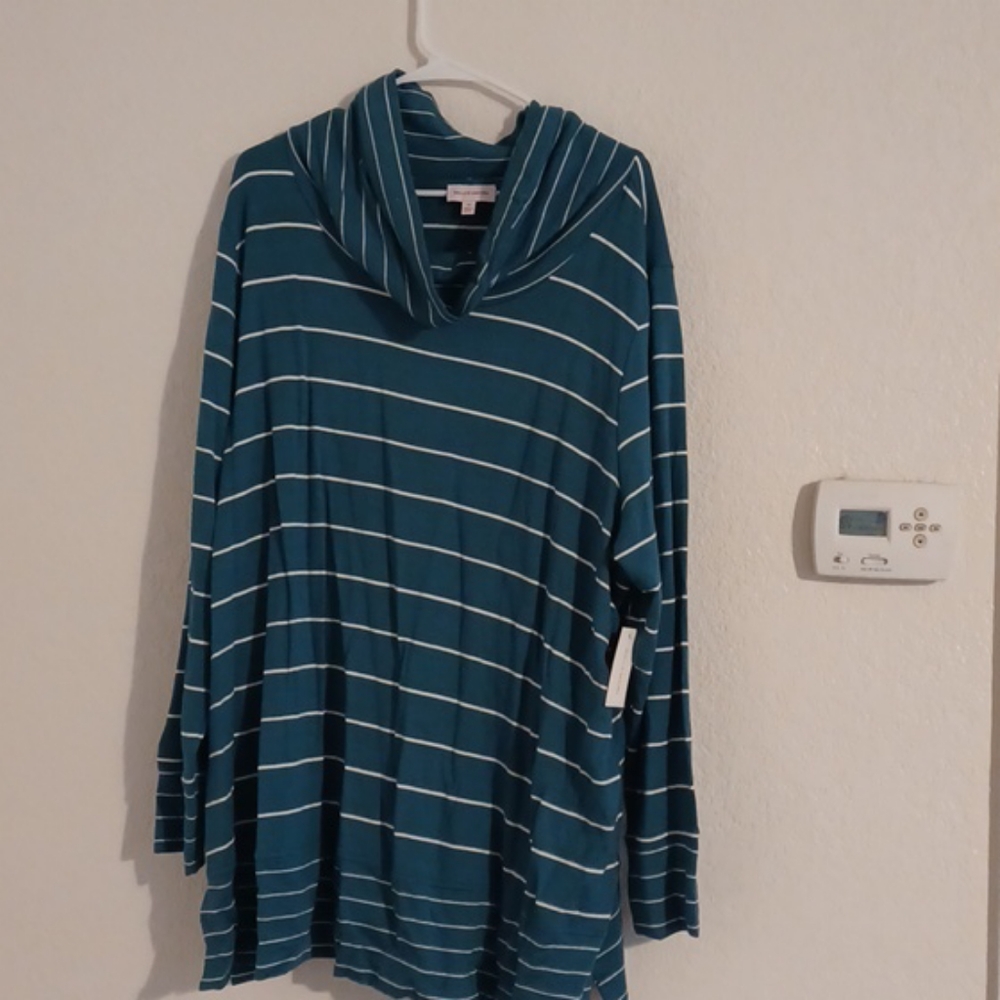 Loose turtle neck top